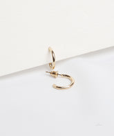 Gold Classic Open Hoop Earrings