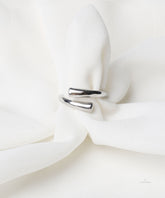 Silver Open Coil Ring