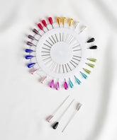 Multi Colored Oval Head Hijab Pins