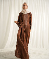 Mocha Waist-Fall Kaftan