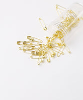 Gold Safety Pin Set