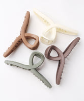 Pastel Colored Loop Claw Clips