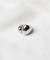 Silver Dual Dome Ring