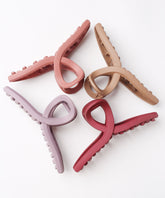 Multi Colored Loop Claw Clips