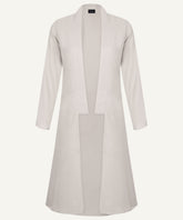 Creamed Mushroom Full Sleeve Cardigan