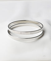 Silver Classic Bangles Set