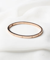 Rose Gold Screw Detail Bracelet