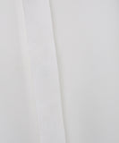 White Hidden Placket Top