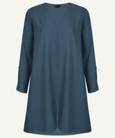 Deep Slate Blue Full Sleeve Cardigan