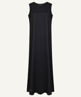 Black Sleeveless Slip Dress