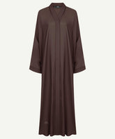 AYA Dark Brown A-Line Abaya
