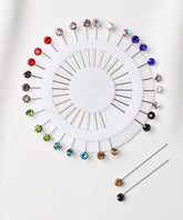 Multi Colored Diamond Hijab Pins