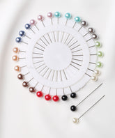 Multi Colored Small Head Hijab Pins
