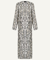 Snack Print Longline Cardigan