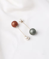 Matte Duo Brooch Pins