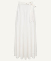 Off White Flared Skirt