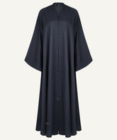 AYA Deep Navy Kimono Sleeve Button-Down Abaya