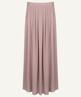 Rose Bisque Pleated Flared Skirt