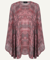 Boxes Print Kaftan Tunic