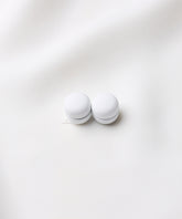 Matte White Round Hijab Magnets