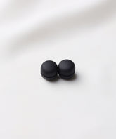 Matte Black Round Hijab Magnets