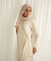 Ivory Loop Look Wrap Short-Length