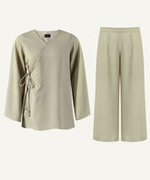 Clary Sage Wrap Short-Length Matching Set