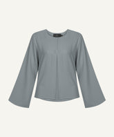 Dark Grey Cropped Soft-Fit Jacket