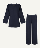 Navy Blue Wrap Style Set