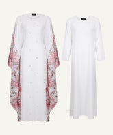 Blush Peony Floral Kaftan