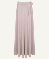 Champagne Pink Flared Skirt
