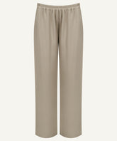 Perfect Taupe Wide-Legged Trousers