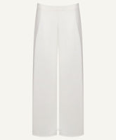 White Straight Legged Trousers