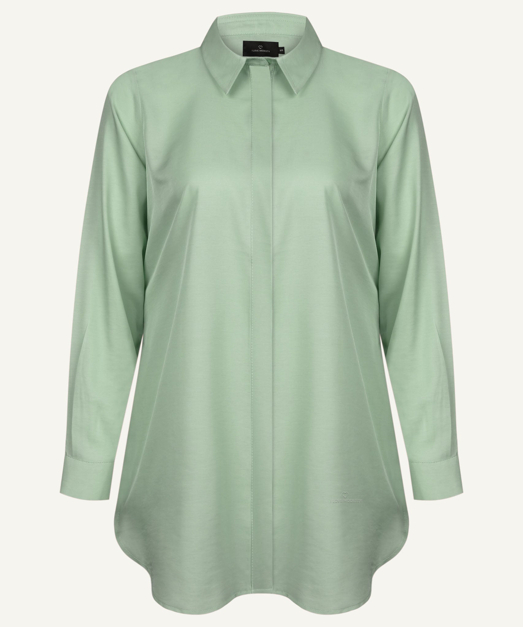 Sage Green Button-Down Matching Set – iLoveModesty.pk