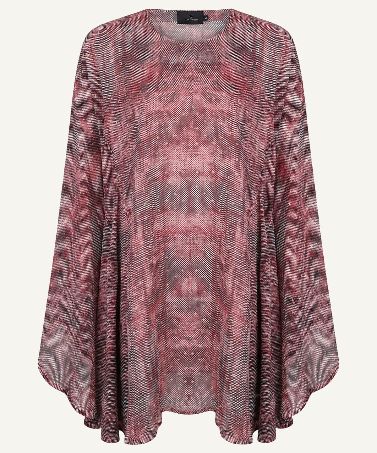 Boxes Print Kaftan Tunic