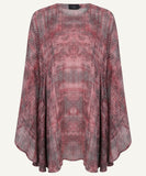Boxes Print Kaftan Tunic