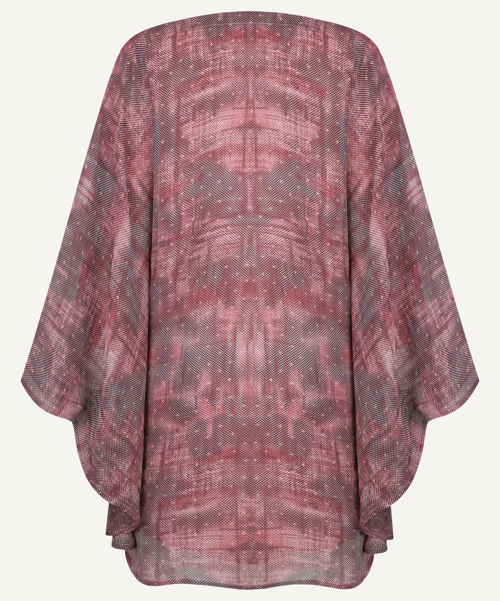 Boxes Print Kaftan Tunic