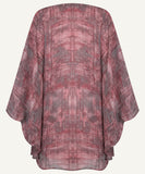 Boxes Print Kaftan Tunic