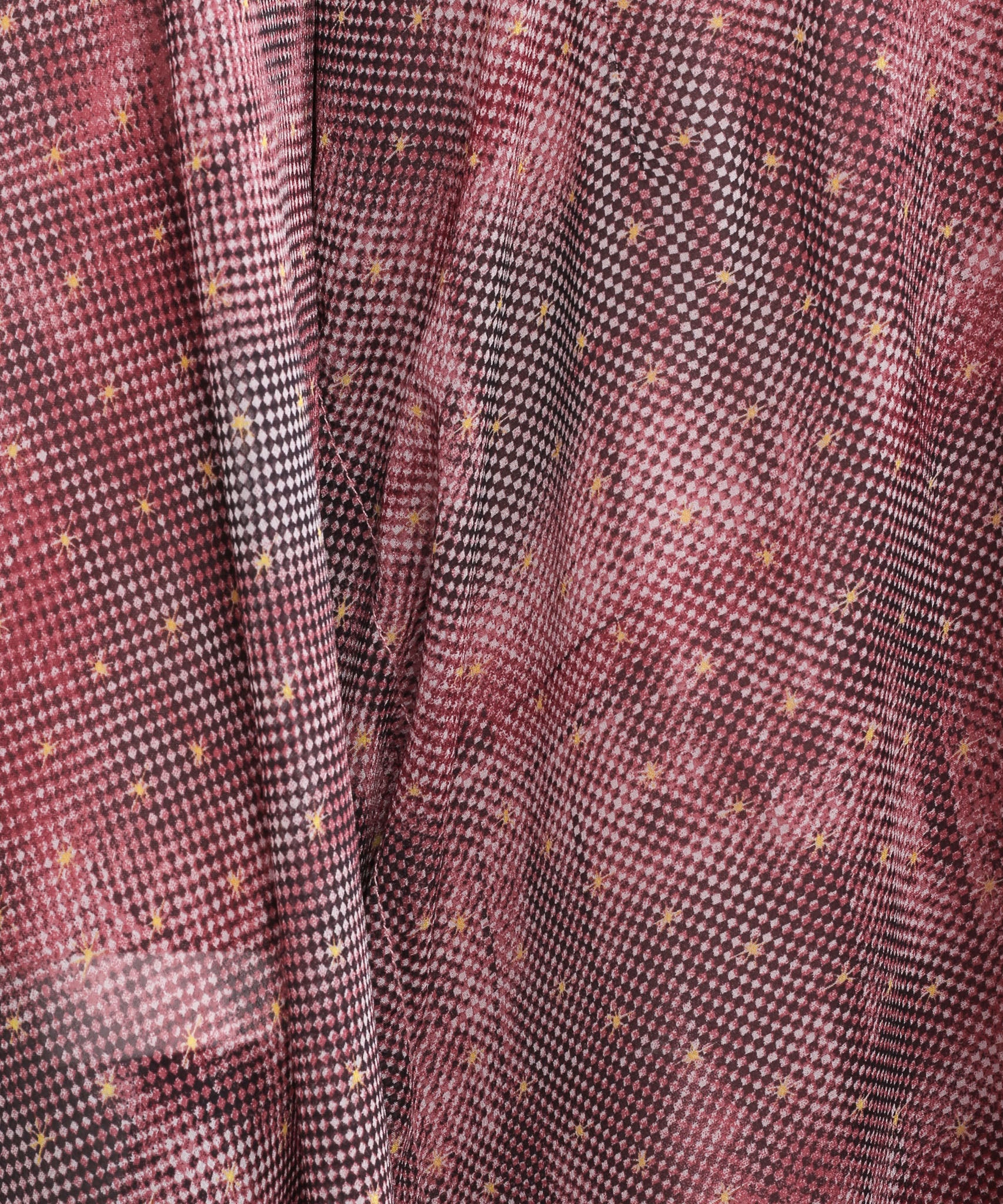 Boxes Print Kaftan Tunic