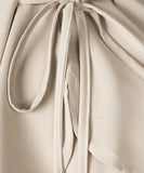Creme Bell Sleeve Basic Blouse